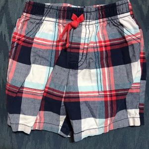 18month old Carter’s plaid shorts